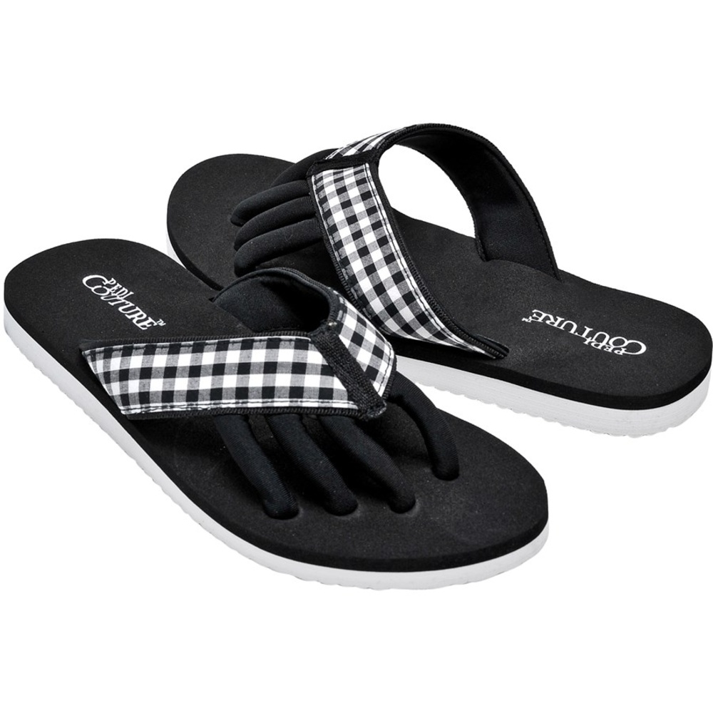 Pedi Couture Gingham Print soin des pieds