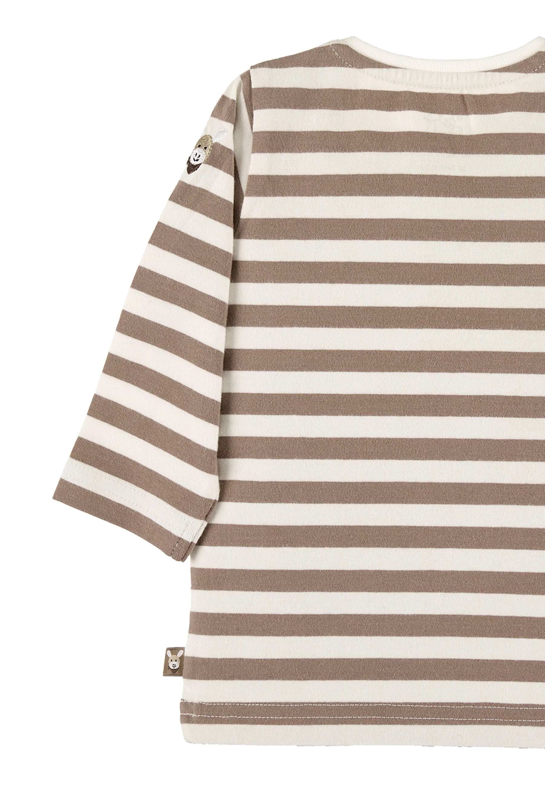 GOTS Langarm-Shirt aus Single Jersey mit Streifen