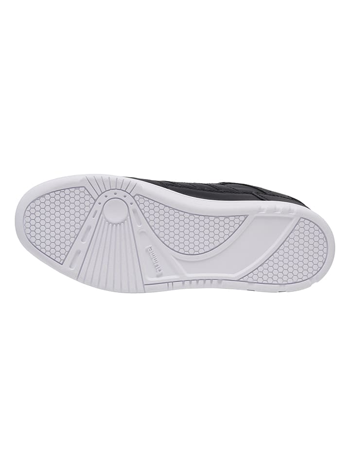 Hummel Leder-Sneakers  in Schwarz günstig kaufen