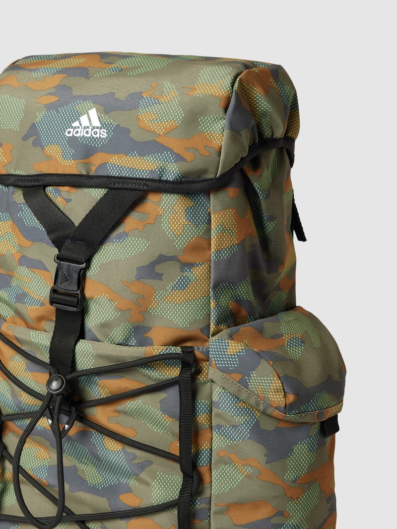 Rucksack mit Camouflage-Muster in khaki