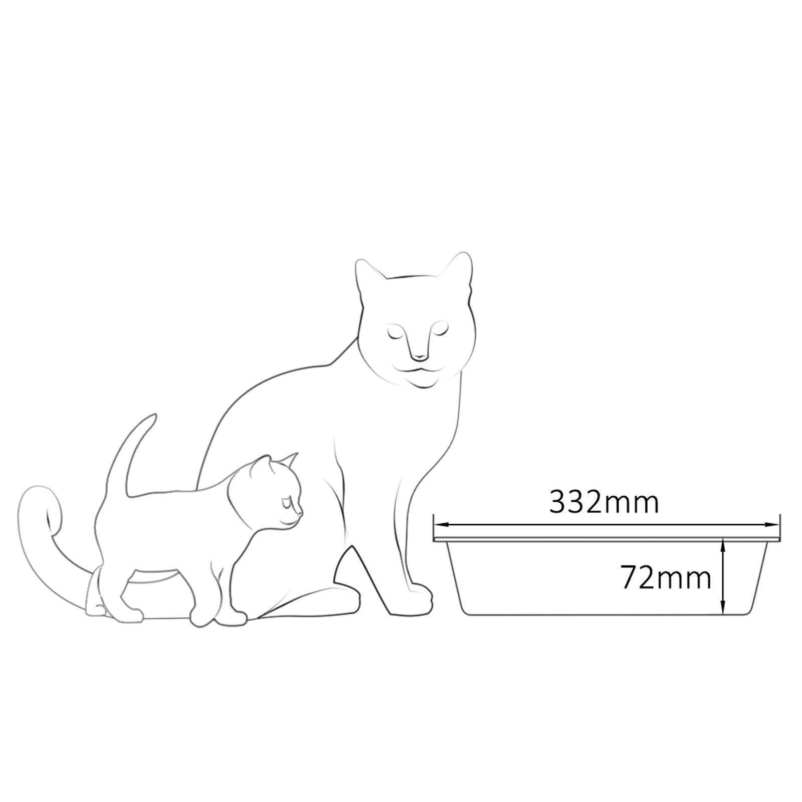 4BIG.fun Katzentoilette Katzentoilette Kleintiere Katzenklo Kätzchen, Kätzchentoilette