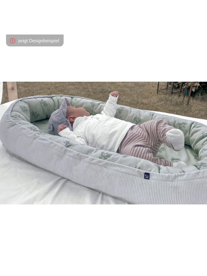 Alvi Schlummer-Nestchen - Aqua Dot in weiss,beige günstig kaufen onesize