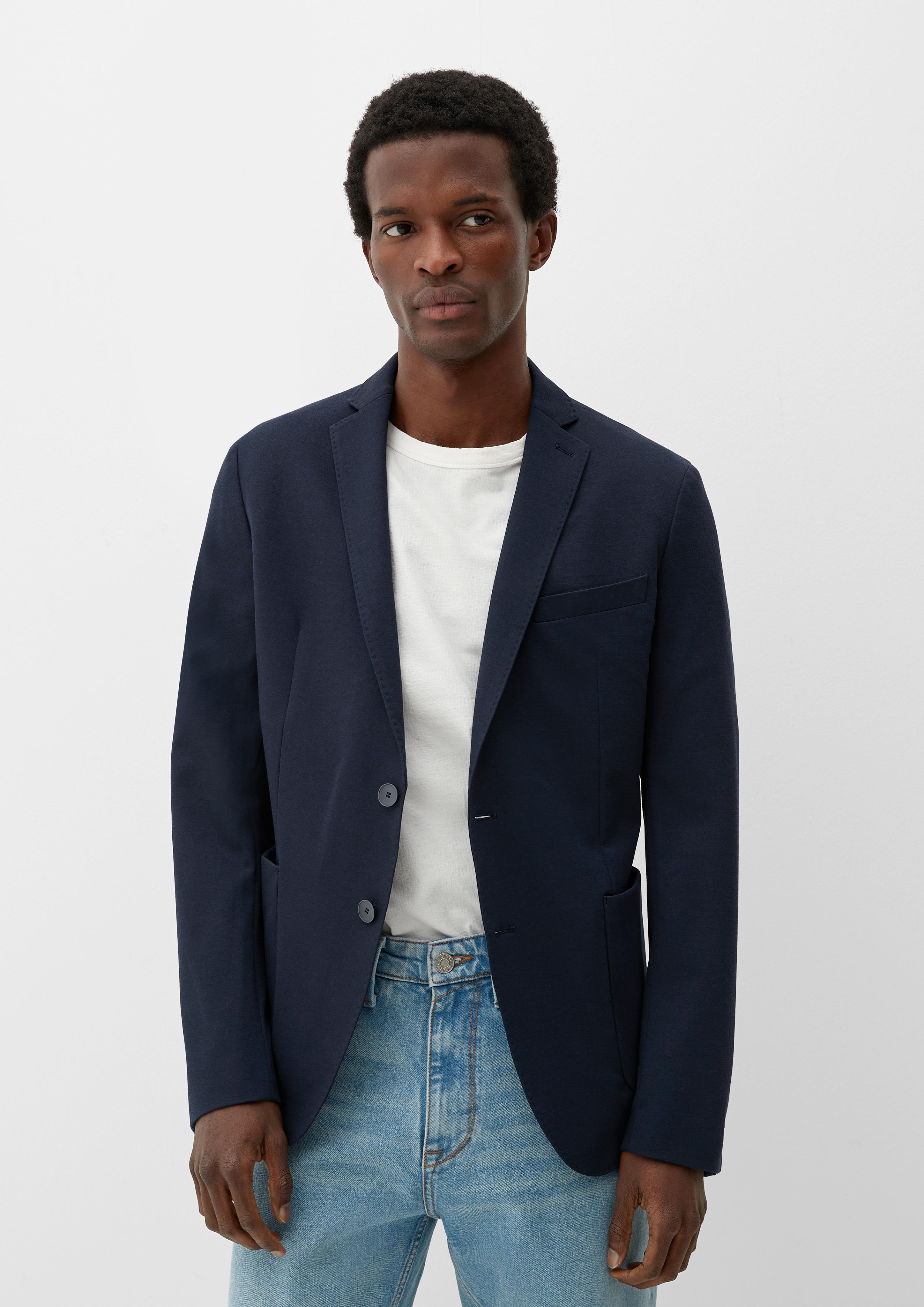 Slim: Joggsuit-Sakko aus Stretch-Jersey  2130159-5955