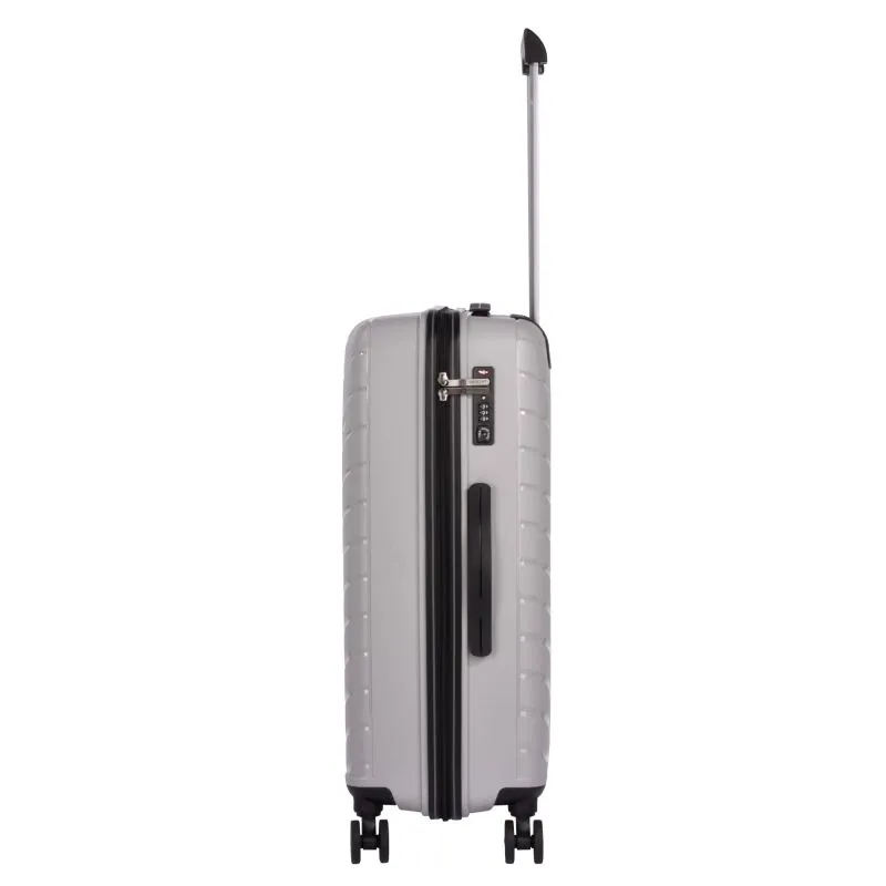 Check.IN 3-tlg. Kofferset ORLANDO mit 4 Rollen - silber