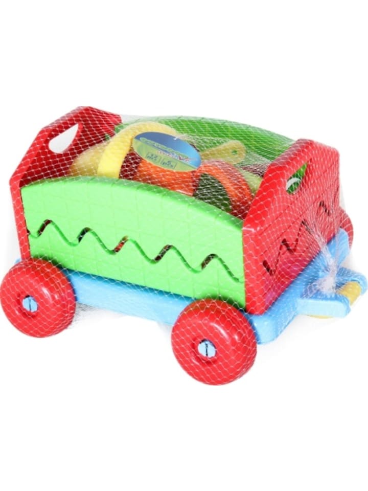 OUTDOOR Active Nachziehwagen mit Eimergarnitur, 6-teilig, ca. 40x32x23 cm, ab 24 Monaten günstig kaufen onesize