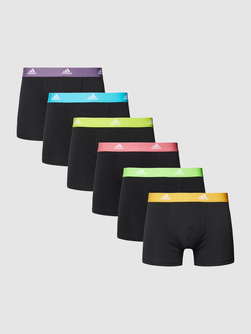 Trunks im 6er-Pack Modell 'Active Flex' in schwarz