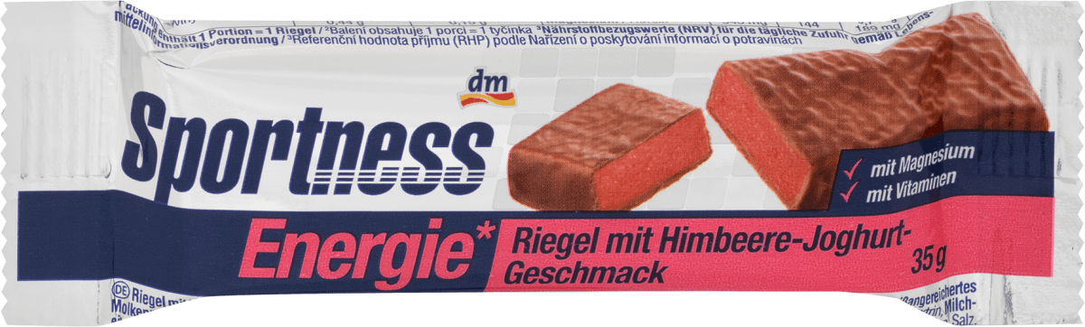 Energieriegel, Himbeere Joghurt Geschmack, 35 g