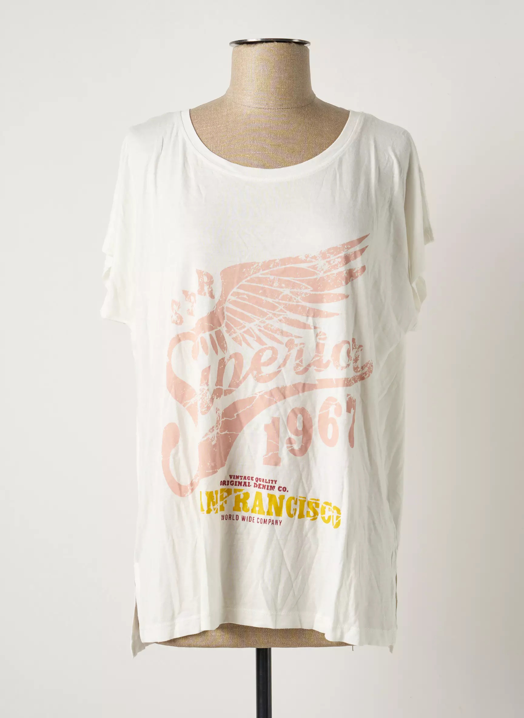 Blend She Tshirts Femme couleur blanc