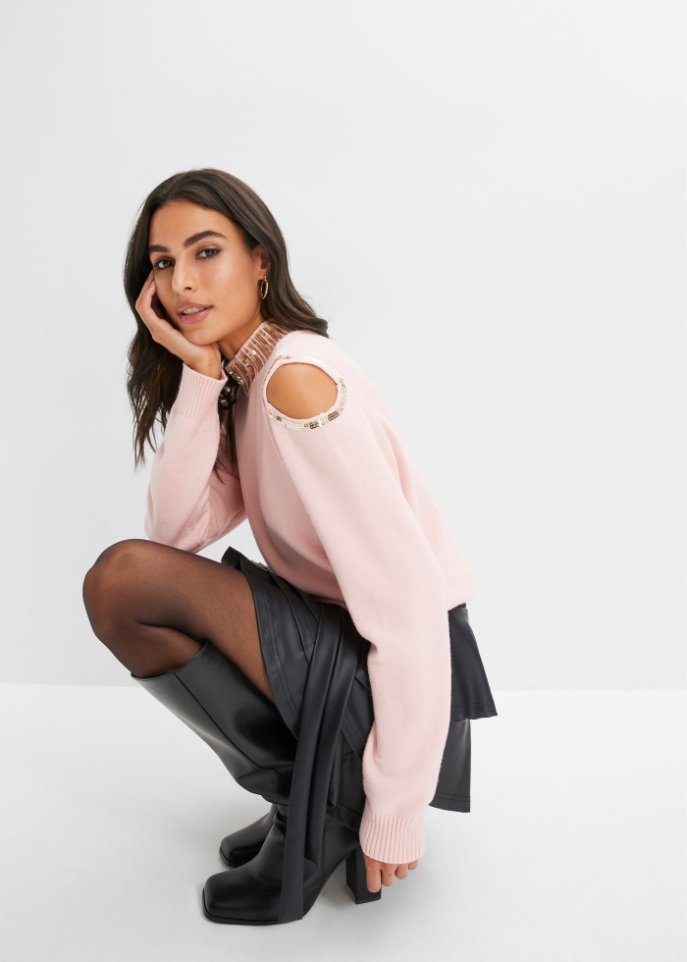 Pullover, Cold-Shoulder