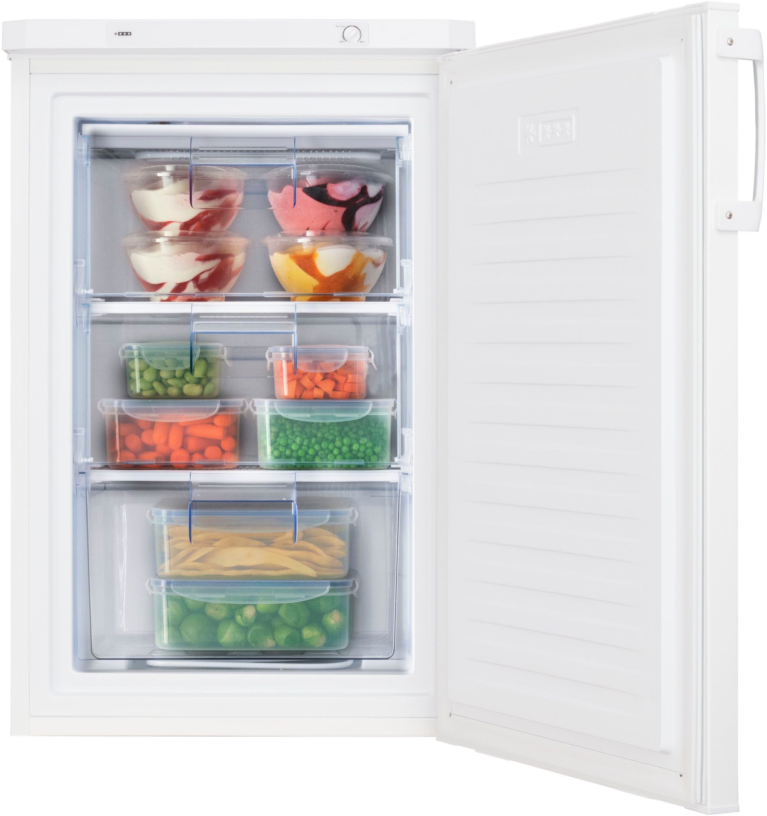 Amica Gefrierschrank GS 321 100 W, 84,5 cm hoch, 55 cm breit