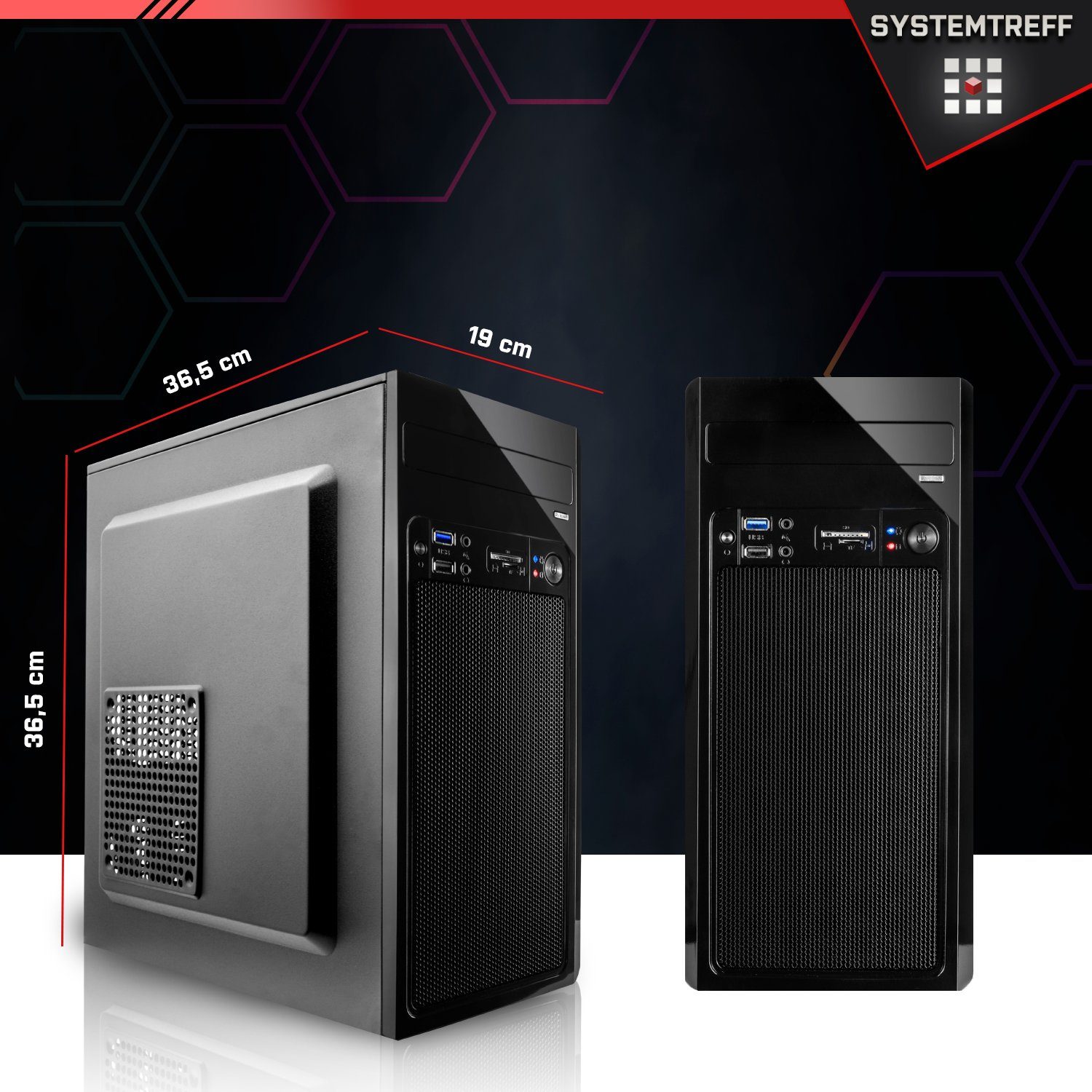 SYSTEMTREFF Business-PC-Komplettsystem (24