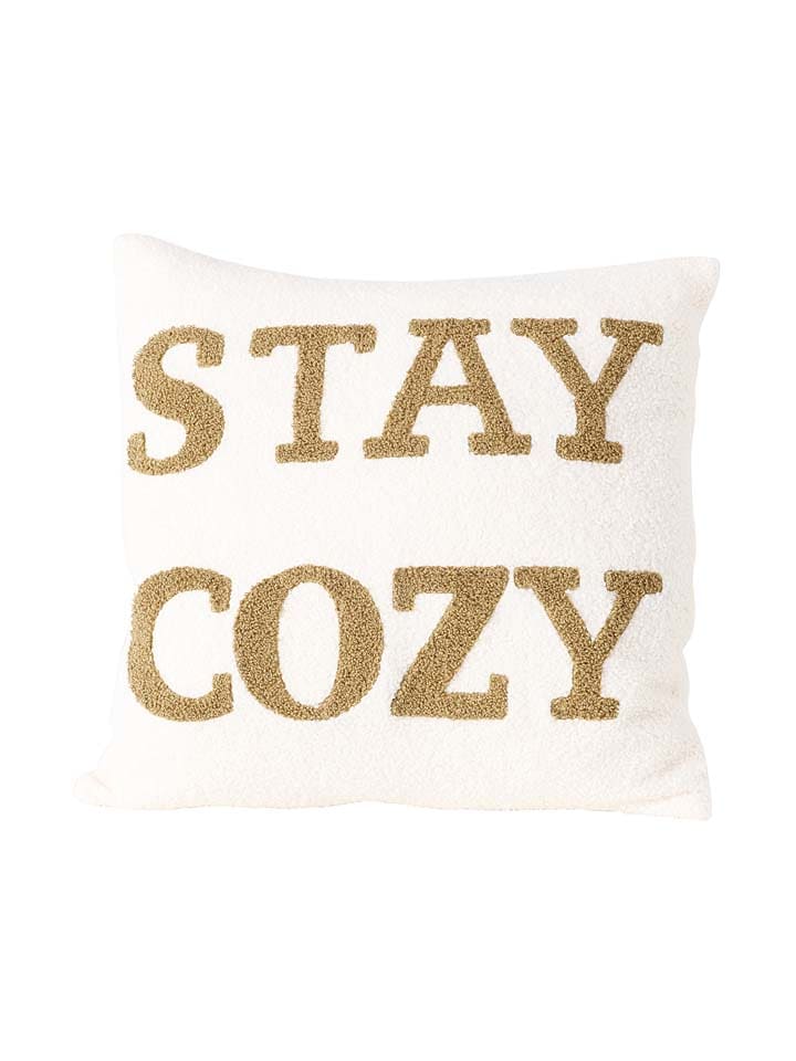 Boltze Dekokissen ''Cozy'' in Creme/ Hellbraun - (L)45 x (B)45 cm günstig kaufen onesize