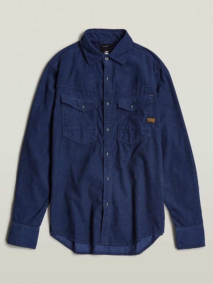 G-Star Hemd - Slim fit - in Dunkelblau günstig kaufen