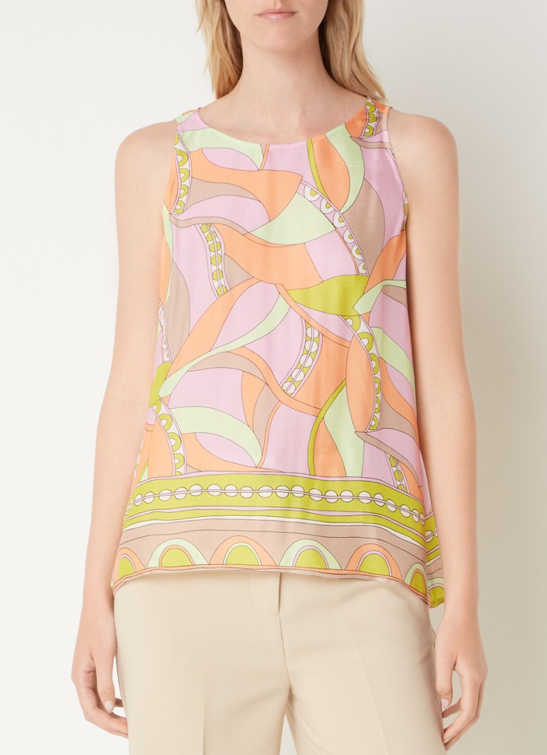 Cinque Citaff sleeveless top with graphic print