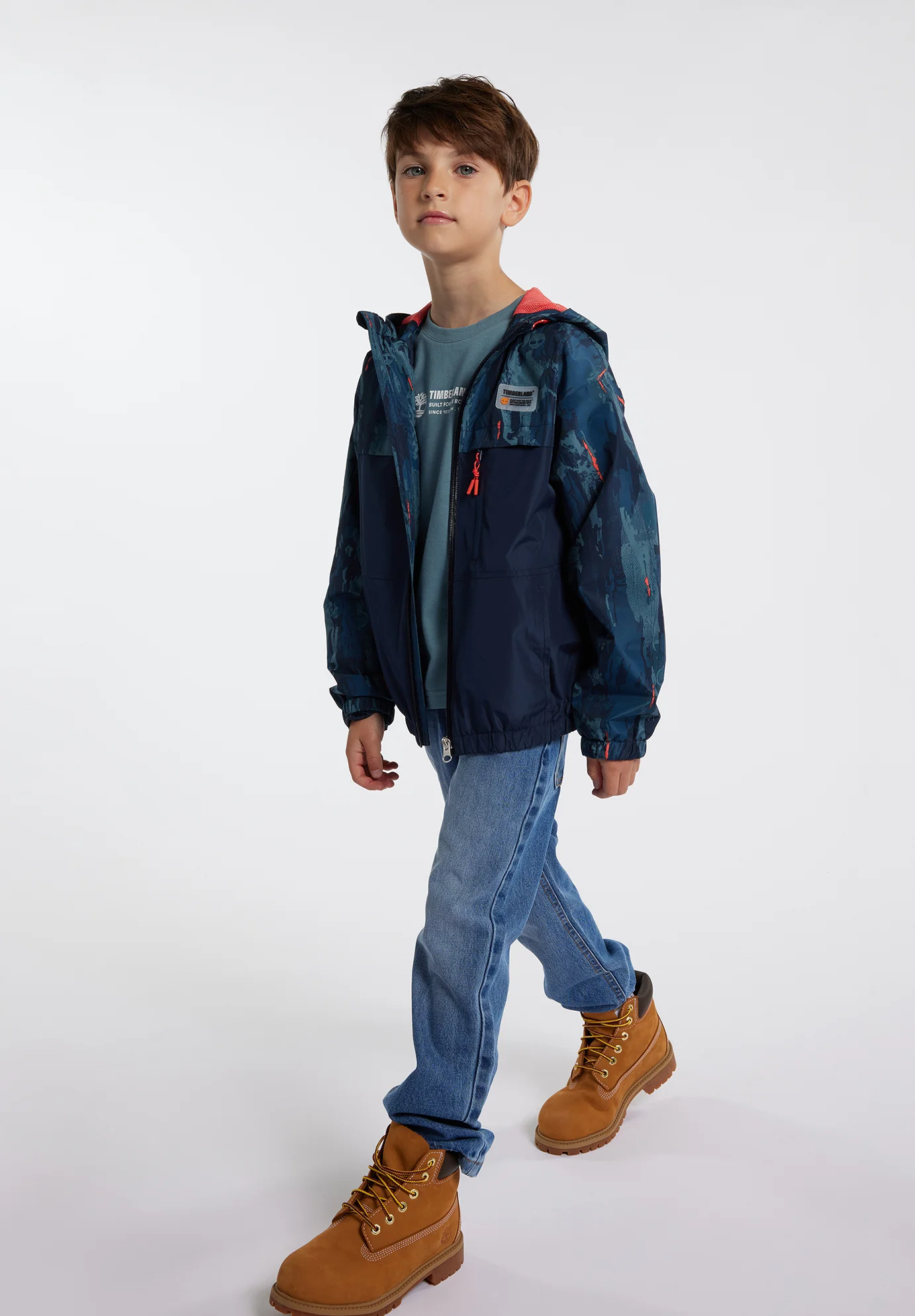 Timberland CORTAVIENTOS CON CAPUCHA - Chaqueta de entretiempo