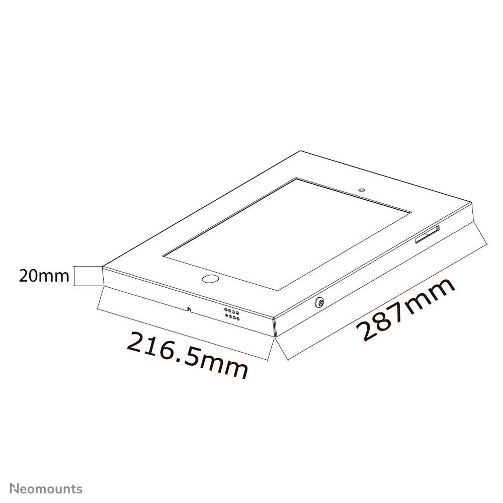Neomounts by Newstar Standfuß Neomounts IPAD2N-UN20BLACK Tablet-Halterung Passend für Marke (Tablet)