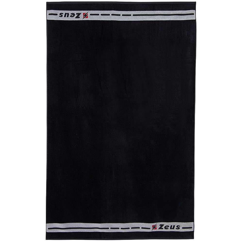 Zeus Badehandtuch Baumwolle 155 x 100 cm schwarz
