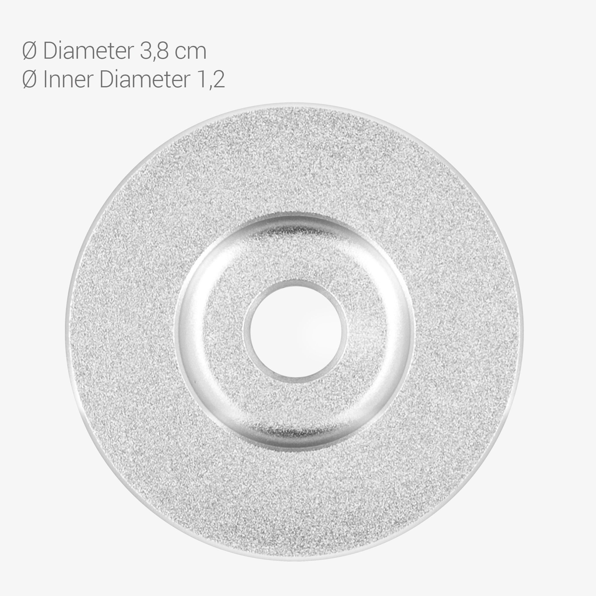 kwmobile Aluminium-Adapter für 7 Schallplatten mit großem Mittelloch