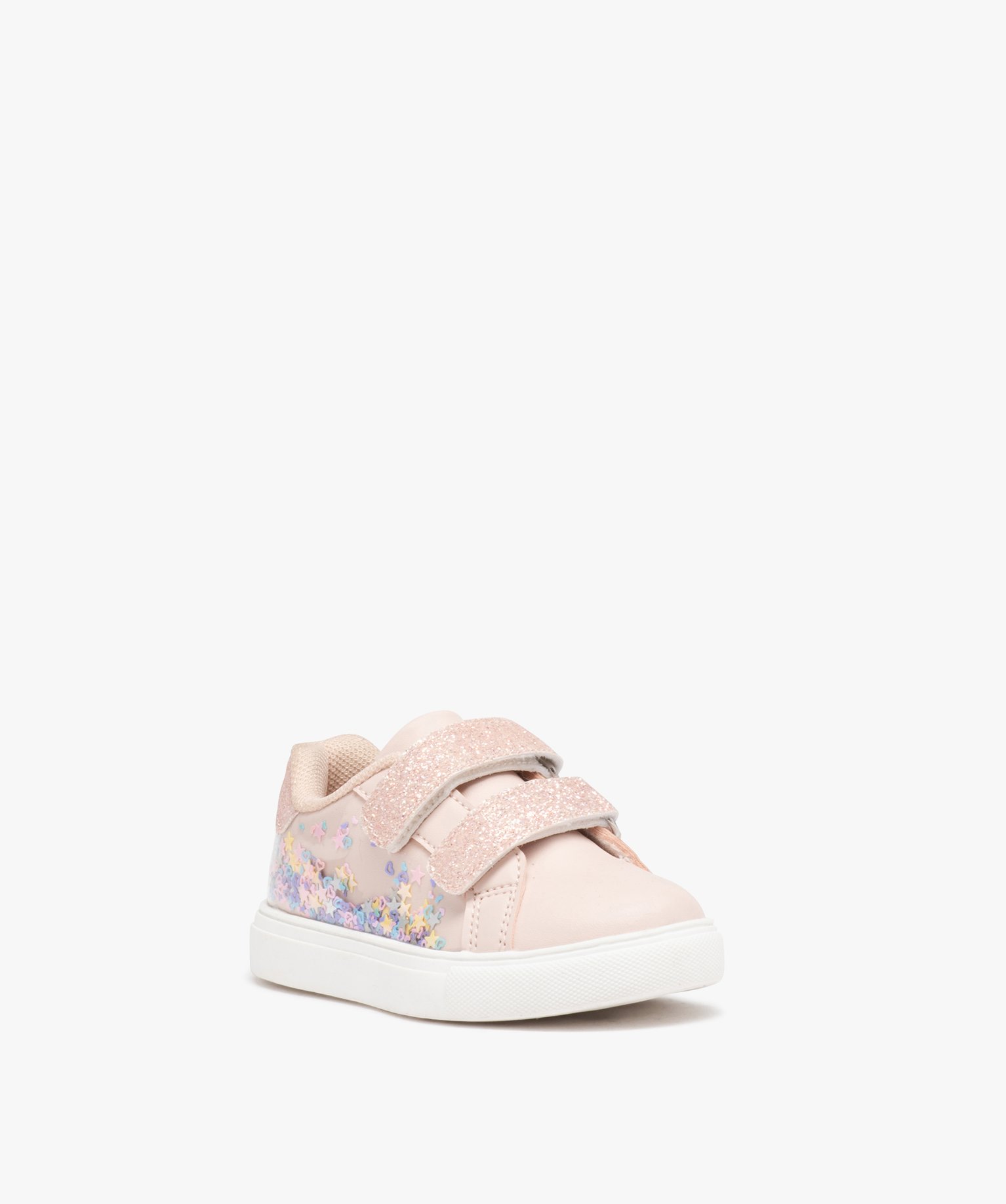 Basket avec détails pailletés bébé fille rose | GEMO