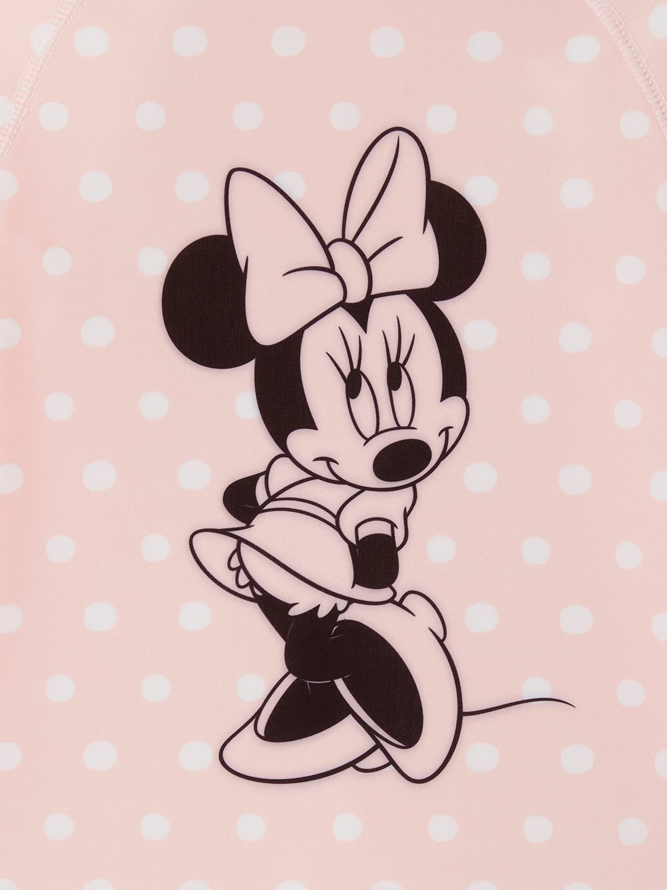 T-shirt de bain anti-UV DS® Minnie fille rose