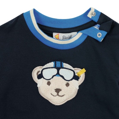 T-Shirt langarm, dunkelblau für Jungs