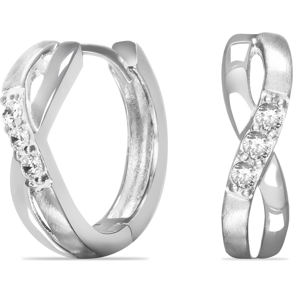FAVS Créoles 925 Argent Boucles d'oreilles