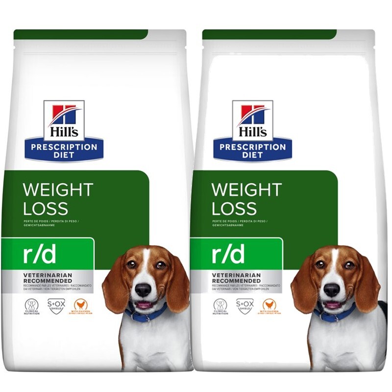 Hill's Übergewicht Hill's Prescription Diet Weight Reduction r/d mit Huhn 2x10 kg