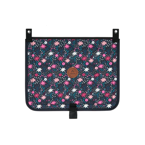 Discover Small Anafi navy blue schoolbag with flap