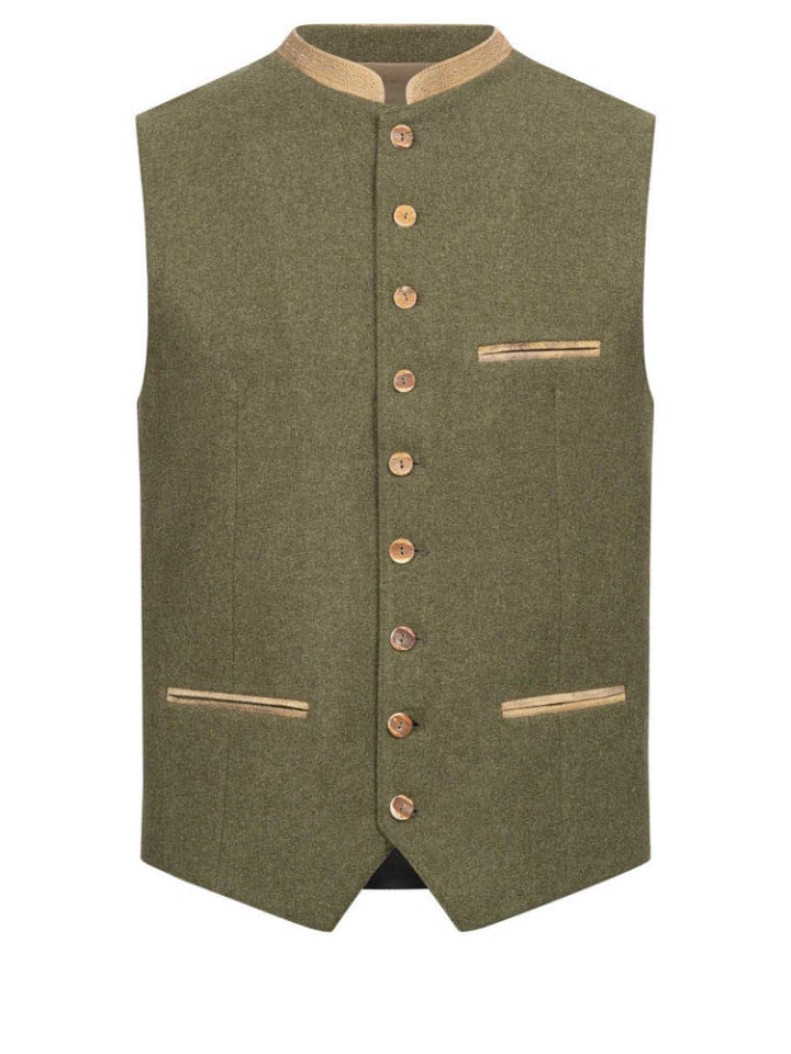Nübler Trachtengilet Gustl in Lorbeer günstig kaufen