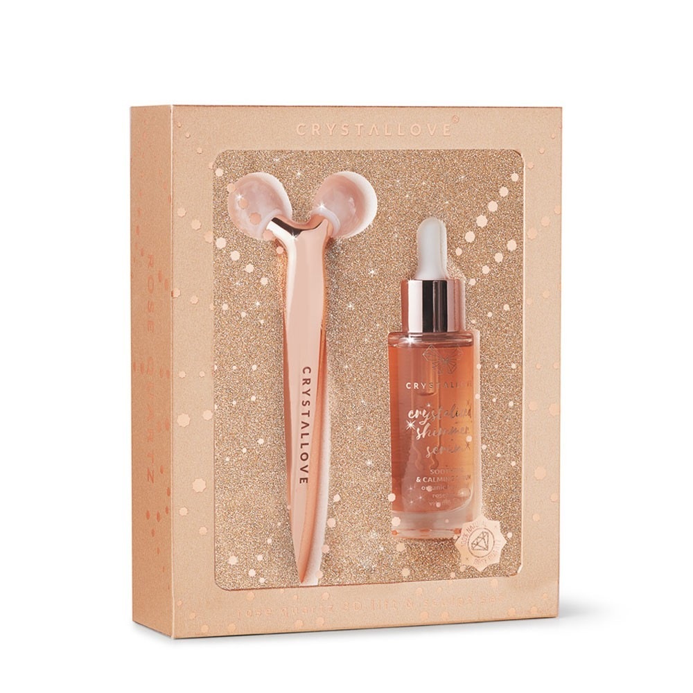 Crystallove ružičasti kvarc 3D lift & sculpt poklon set - ograničeno izdanje