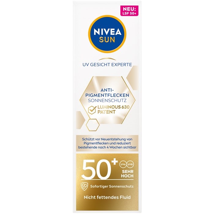 Anti-Pigmentflecken Sonnenschutz LSF50+