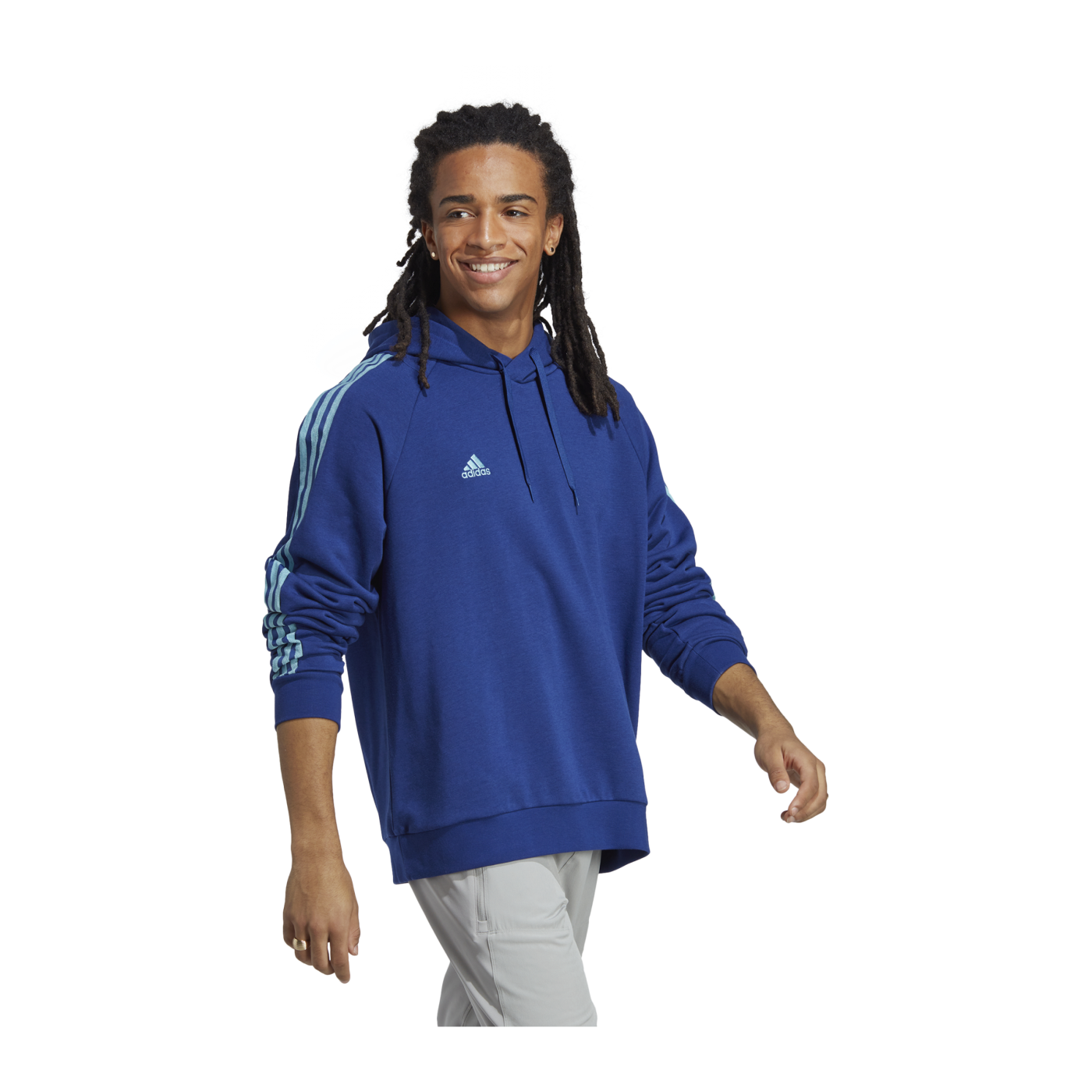 adidas Tiro Hoody Blau