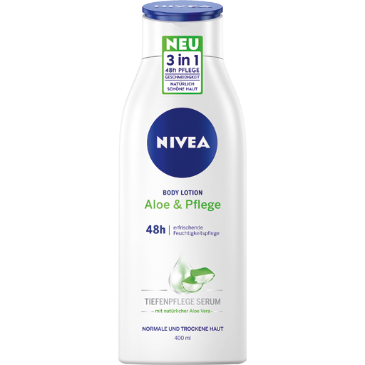 NIVEA Bodylotion Aloe & Pflege 3in1  400 ml  Lotion