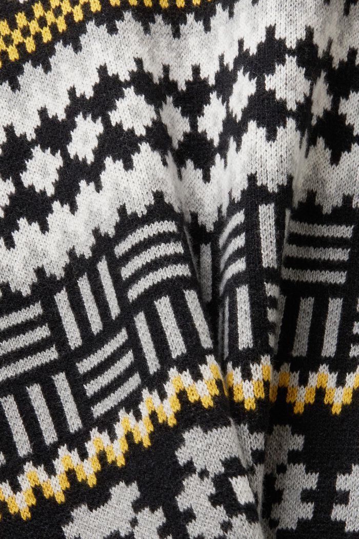 Tanktop mit V-Ausschnitt und Fair-Isle-Jacquard