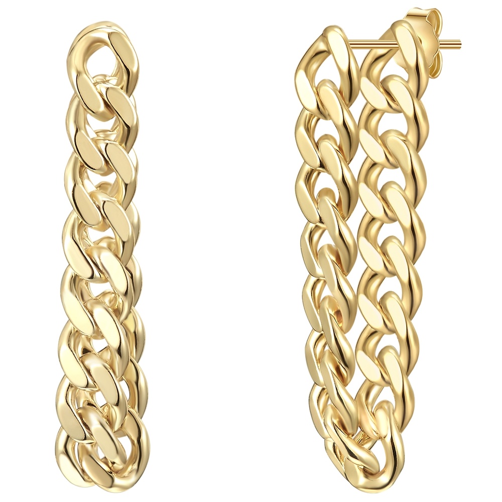Glanzstücke München Puces d'oreilles en argent Argent sterling en Or jaune Boucles d'oreilles