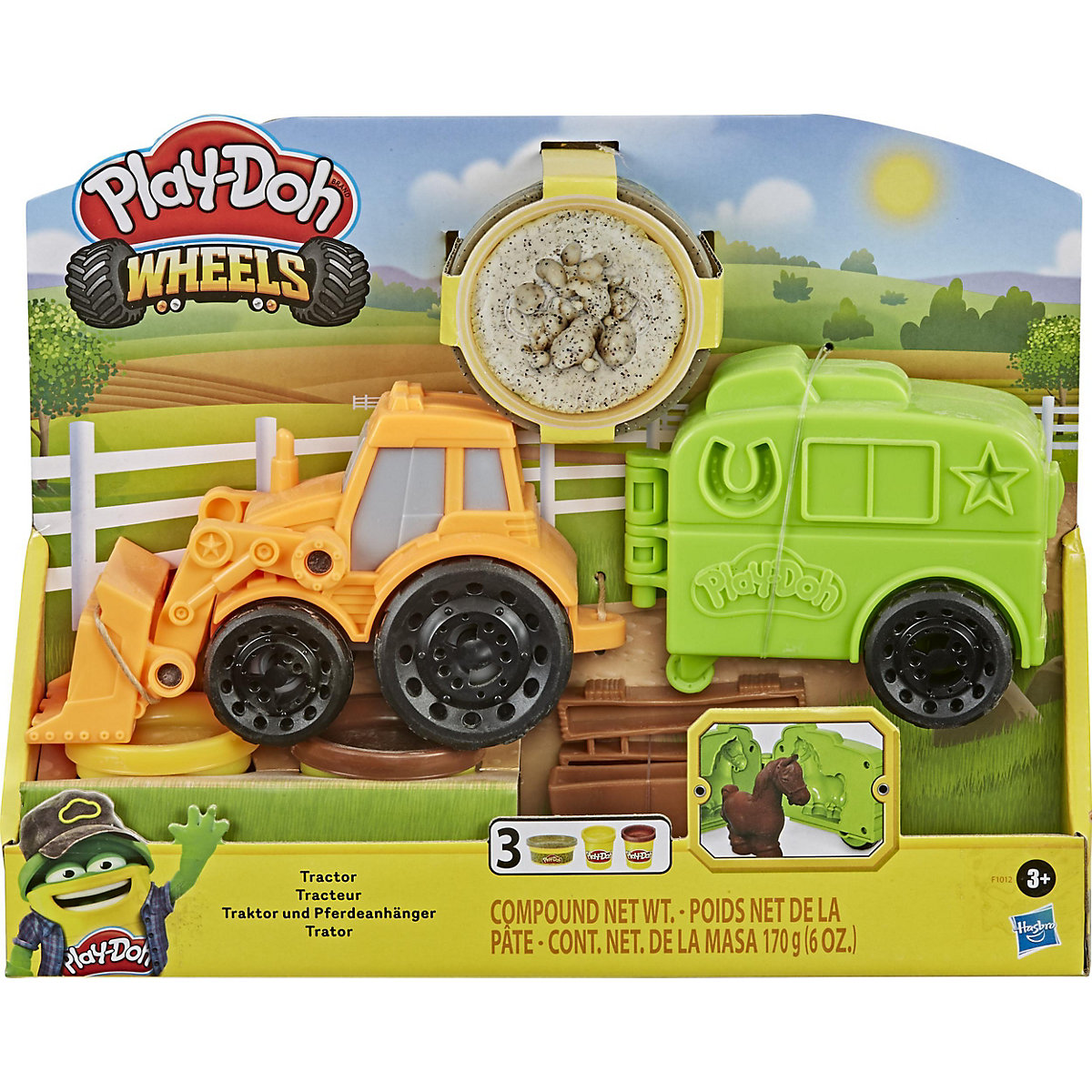 Play-Doh Wheels Traktor und Pferdeanhänger