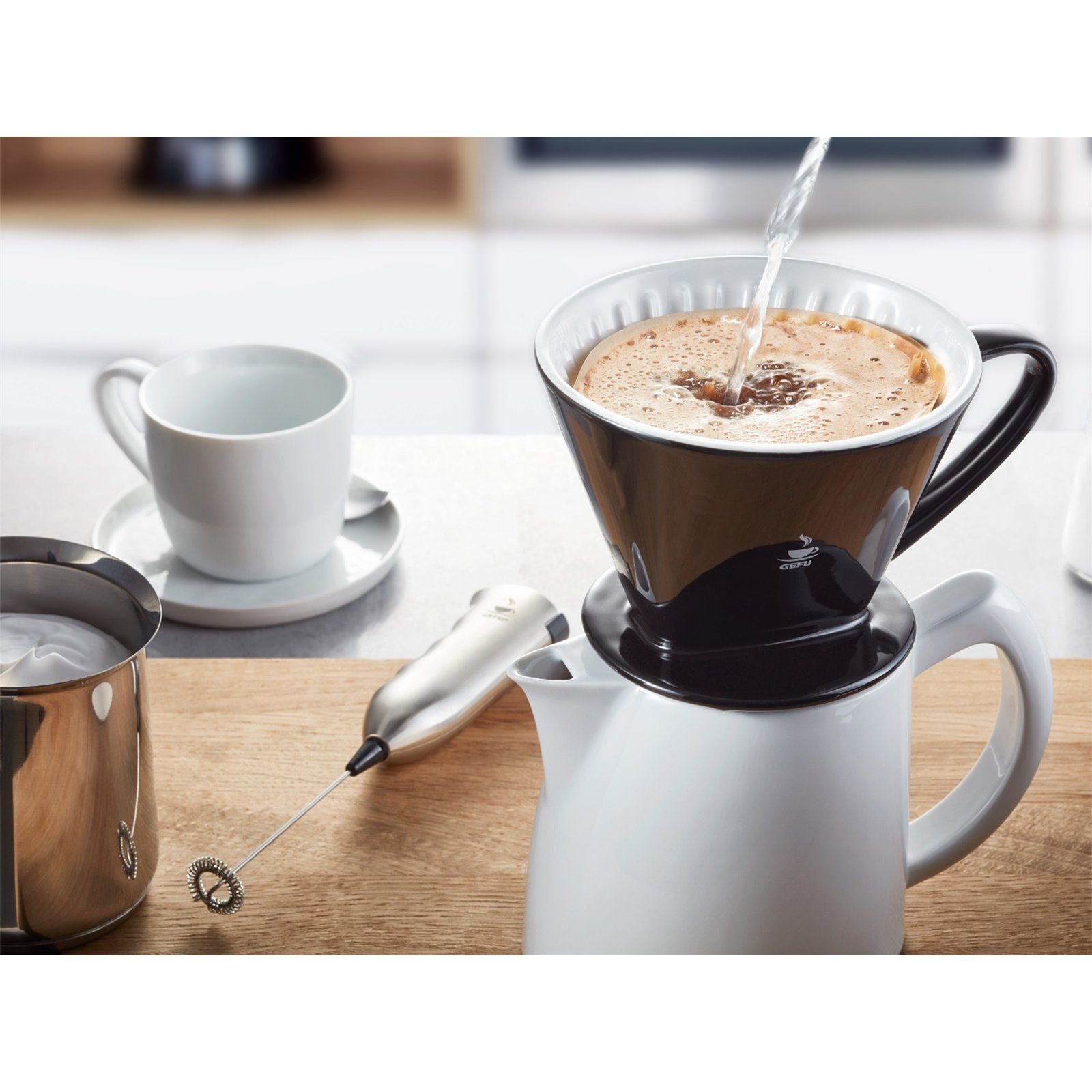 GEFU Kaffeebereiter Kaffeefilter Gr. 4 Stefano