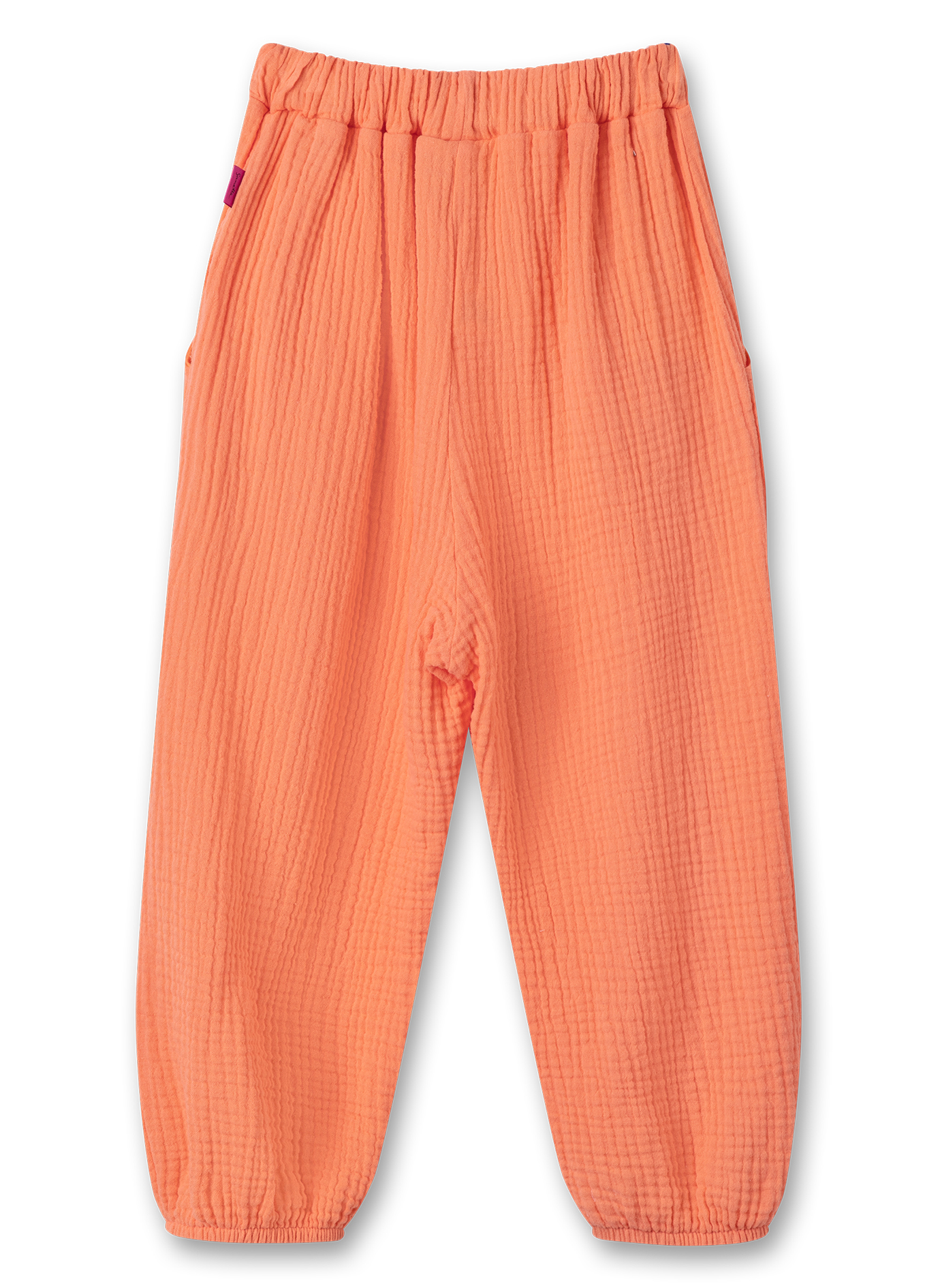 Mädchen-Hose aus Musselin Orange