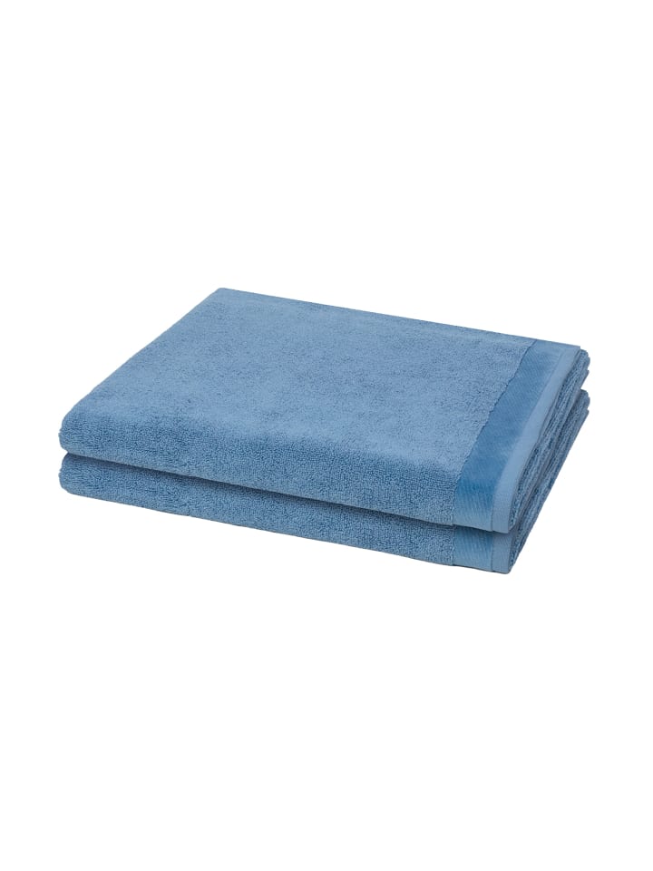 Möve 2 X Duschtuch im Set Premium in Cornflower günstig kaufen 80 x 150cm