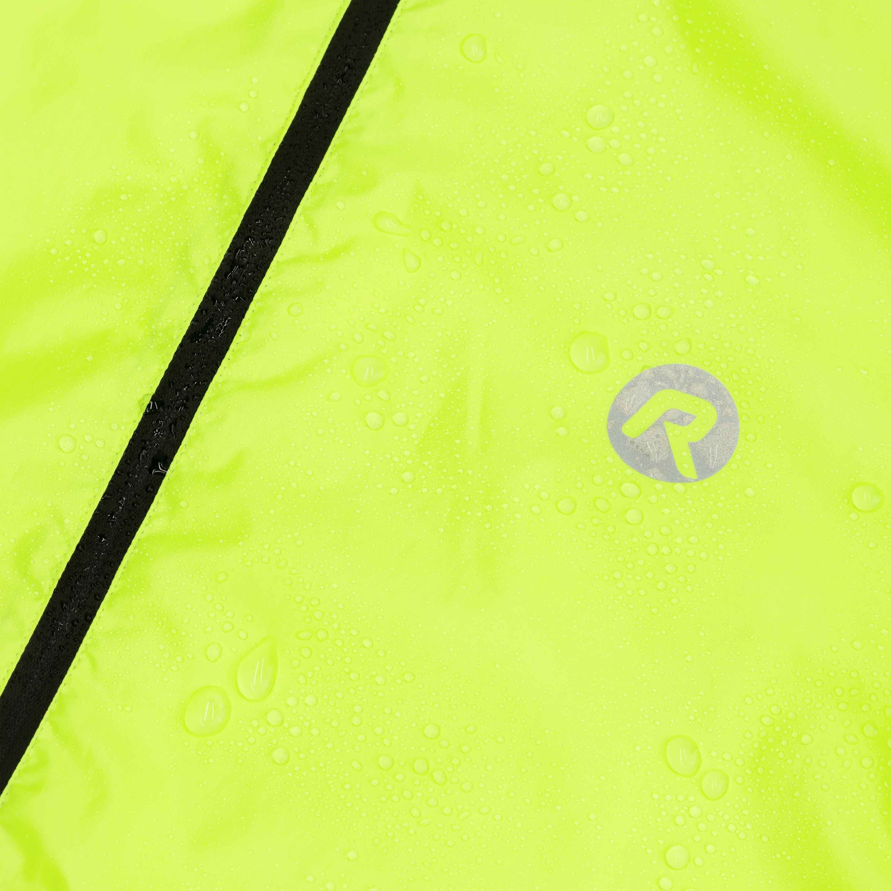 Rogelli Core Fluor Yellow Herren Fahrrad Regenjacke