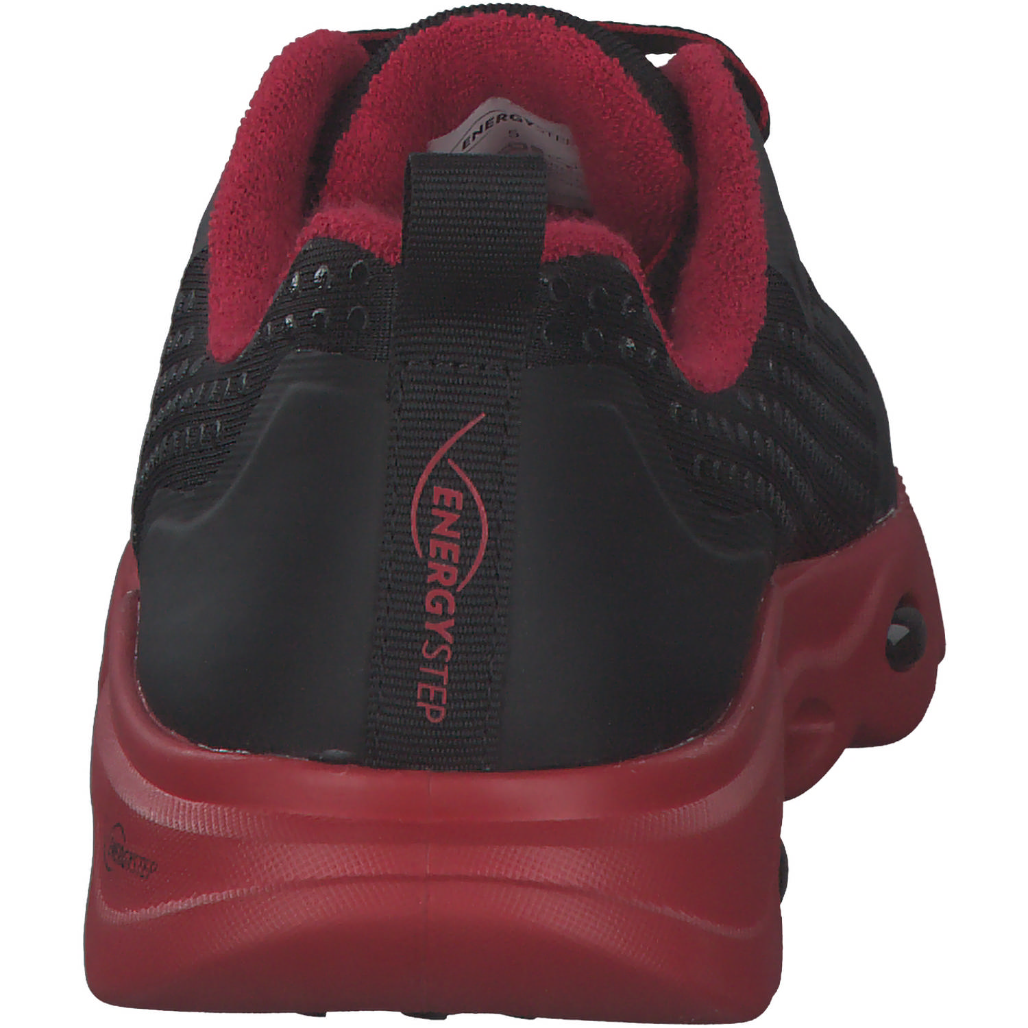 Ara Malibu 12110, Sneakers Low, Damen, SCHWARZ/ROT