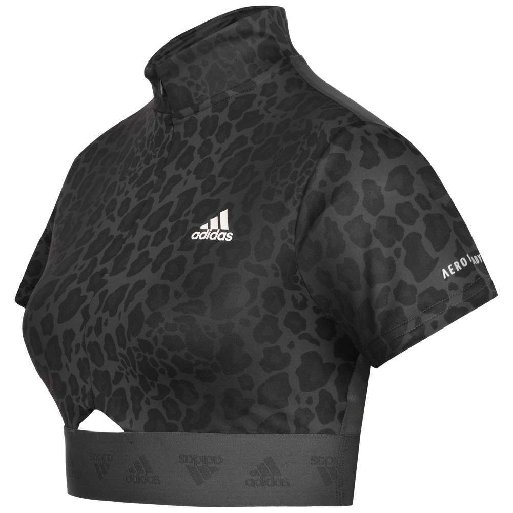 adidas Hyperglam Zip Damen Crop Top HM8643