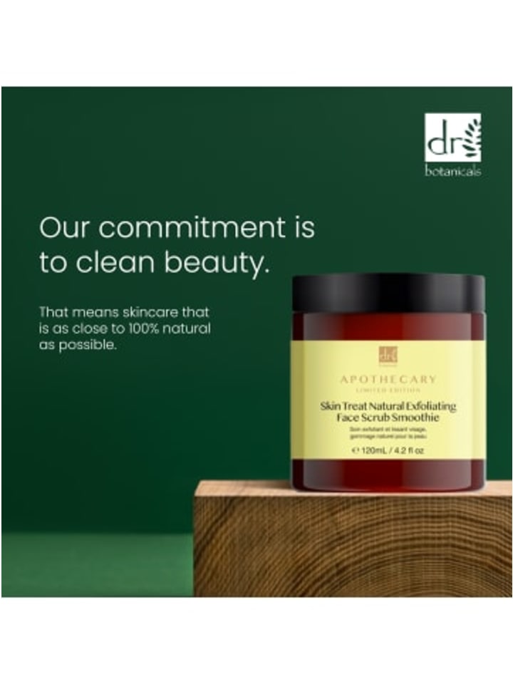 Dr Botanicals Skin Treat Natural Exfoliating Face Scrub Smoothie 120ml günstig kaufen onesize