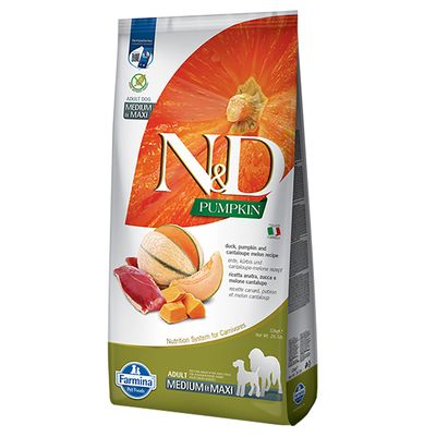 Farmina N&D Medium/Maxi Kürbis, Ente & Cantaloupe-Melone