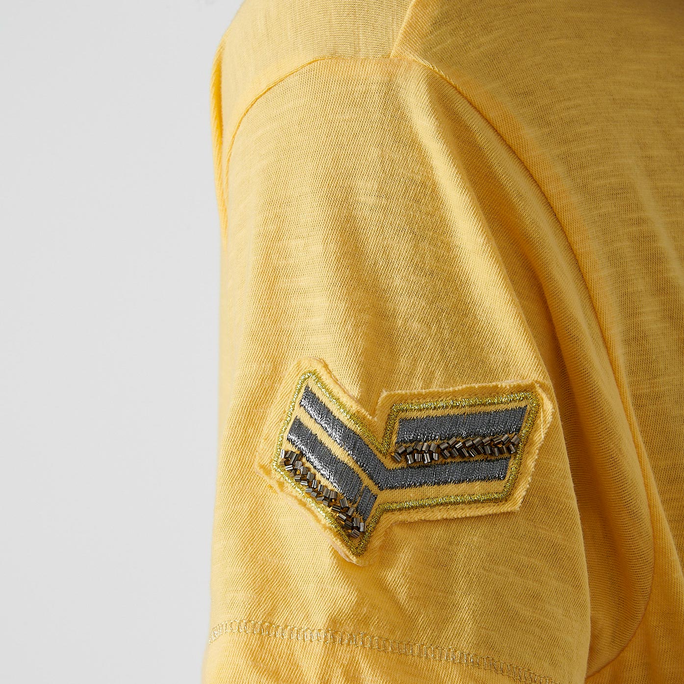 FIONA  T-shirt jaune Femme 100% coton