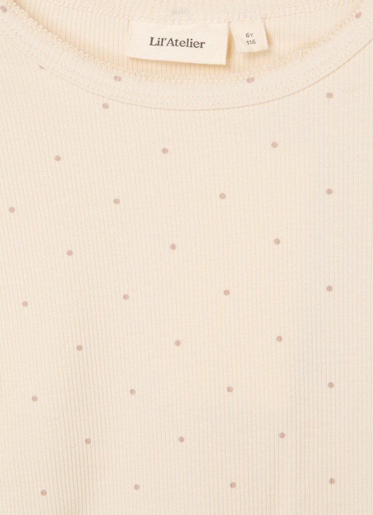 Maglia a maniche lunghe Lil' Atelier NMFGago in misto cotone biologico