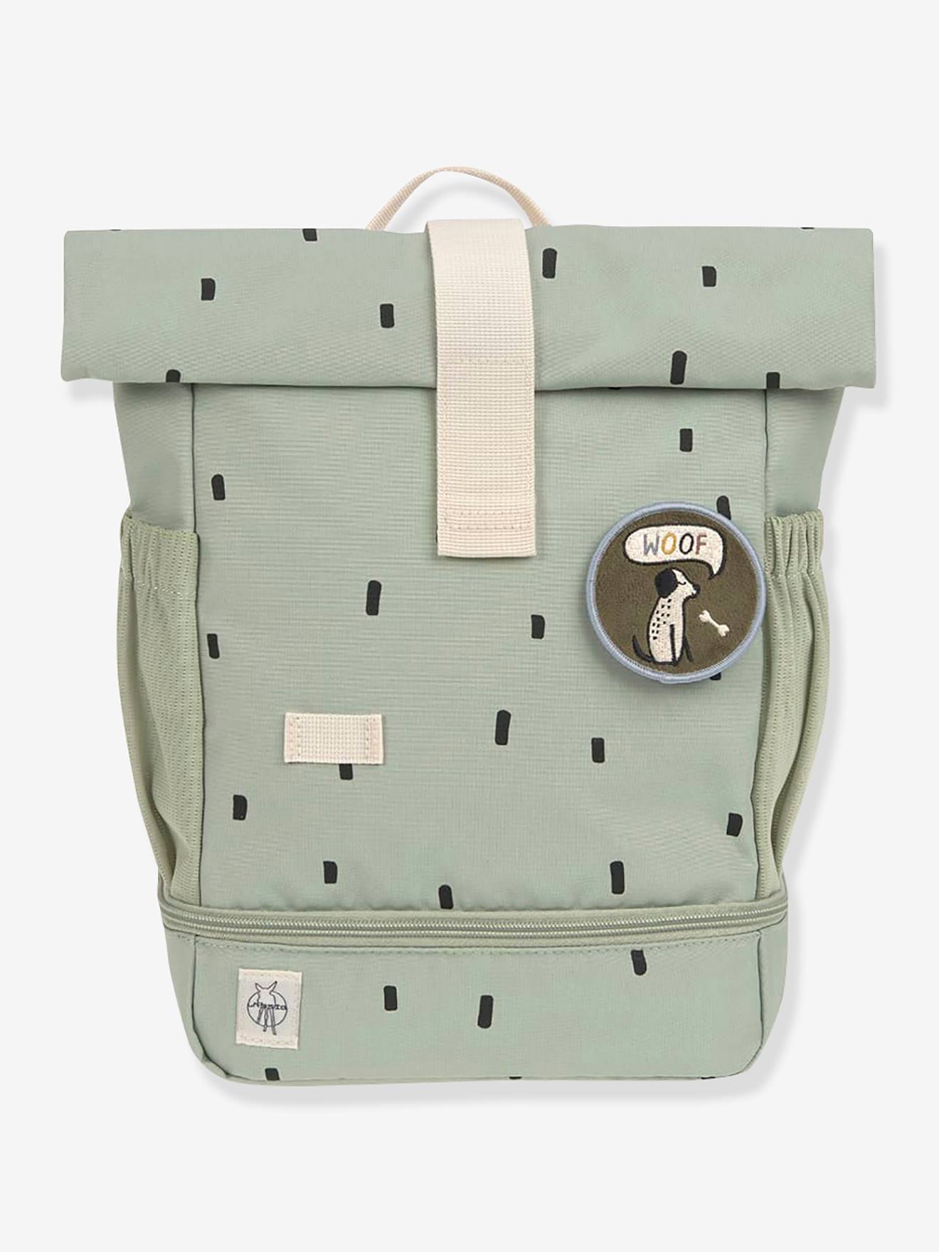 Mini sac à dos LÄSSIG Rolltop Happy Prints caramel