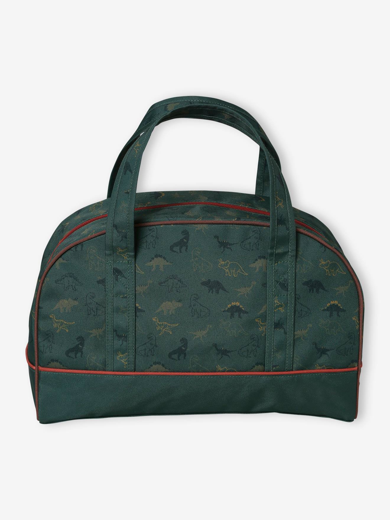 Sac de sport dinosaures garçon vert sapin