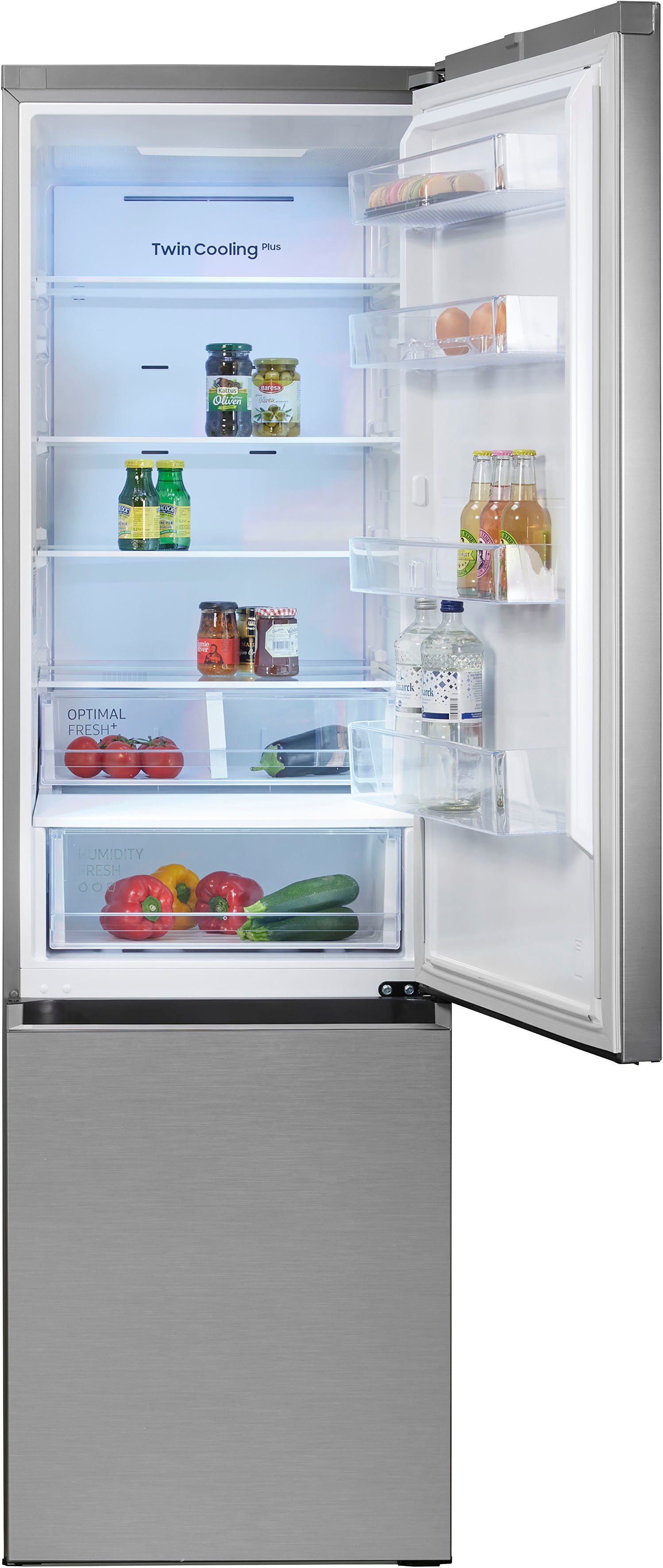 Samsung Kühl-/Gefrierkombination RL38T607BS9, 203 cm hoch, 59,5 cm breit, 4 Jahre Garantie inklusive