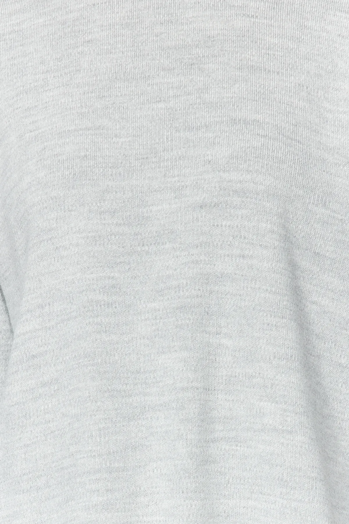 Trendyol Collection  Graues, weit geschnittenes Strickoberteil und -unterteil in Kontrastfarbe TWOAW24AU00062